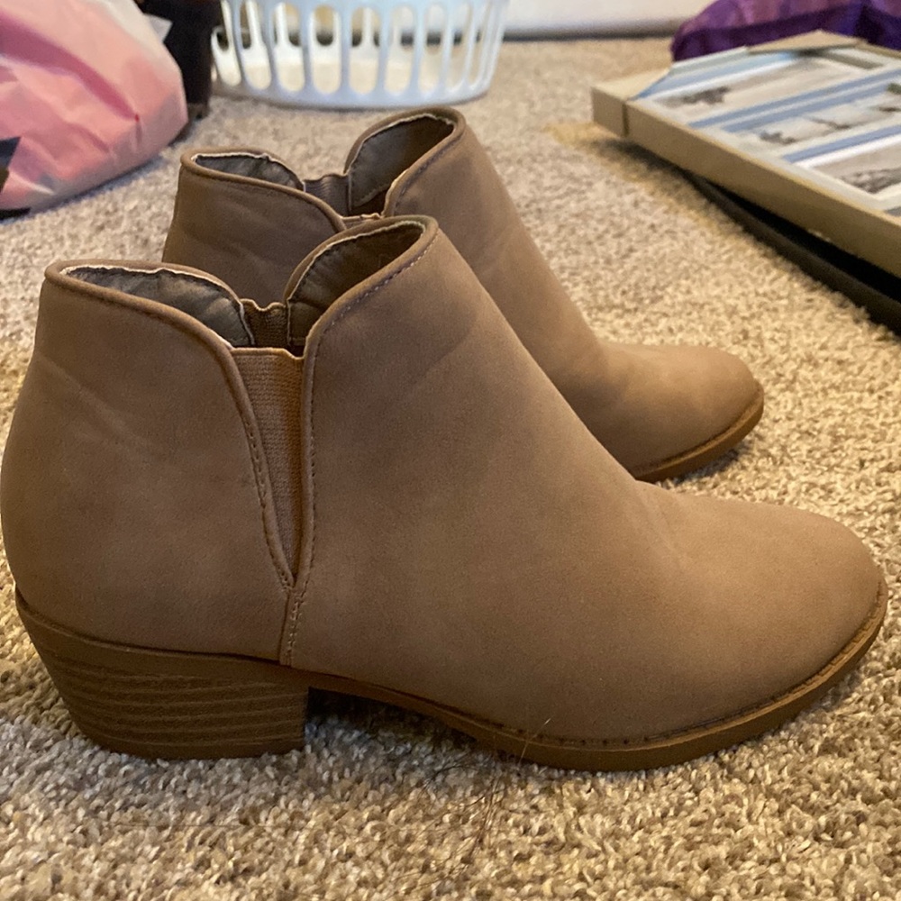 Tan Booties